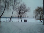 база зимою